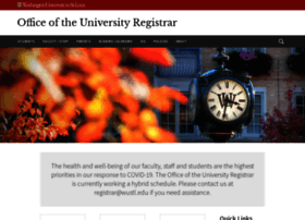 registrar.wustl.edu