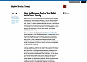 Reliefindiatrust.tumblr.com