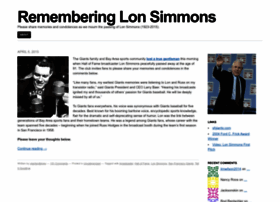 Rememberinglonsimmons.mlblogs.com