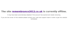 remembrance2012.co.uk