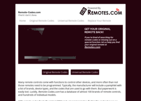 Remote-codes.com