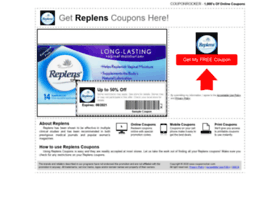 Replens.couponrocker.com