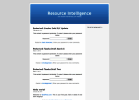 Resourceintelligence.wordpress.com