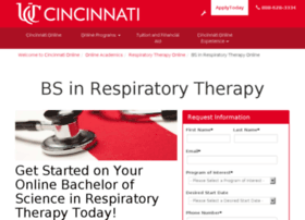 Respiratorytherapy.uc.edu
