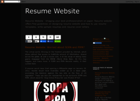 Resume-websites.blogspot.com