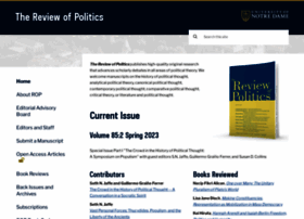 Reviewofpolitics.nd.edu