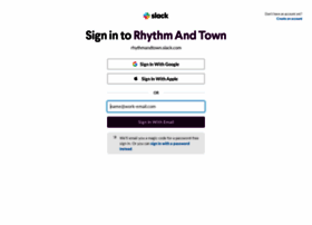Rhythmandtown.slack.com