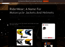 Riderwear.blogspot.com
