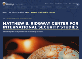 Ridgway.pitt.edu