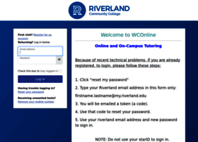 Riverland.mywconline.com