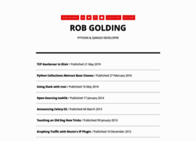 robgolding.com