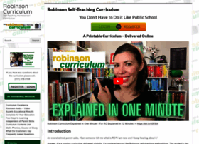 robinsoncurriculum.com