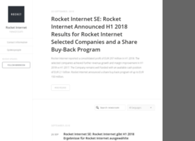 Rocketinternet.pressdoc.com