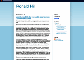 Ronaldhill910.blogspot.com