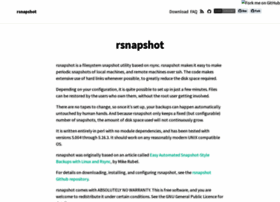 rsnapshot.org