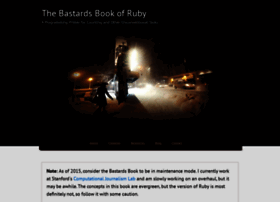 Ruby.bastardsbook.com