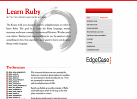 Rubykoans.com