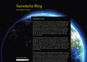 Saesoteria.blogspot.com