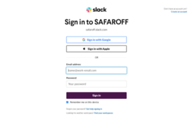 Safaroff.slack.com