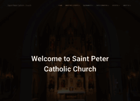 saintpetercatholic.com