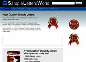 samplelettersworld.com