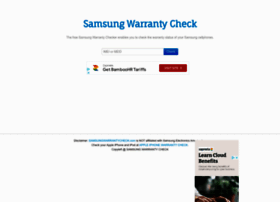 Samsungwarrantycheck.com