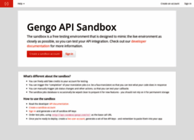 Sandbox.gengo.com