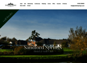 sandfordsprings.co.uk