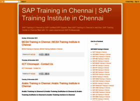 Sap-training-institute-in-chennai.blogspot.com