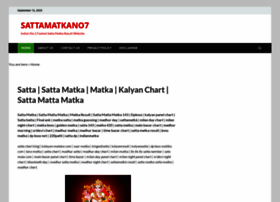 Sattamatkano7.com