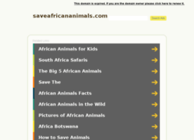 saveafricananimals.com
