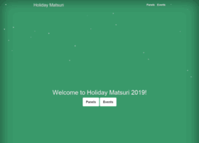 schedule.holidaymatsuri.com