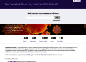 Scholars.northwestern.edu