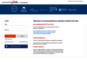 Scholarshiptrial.communityforce.com