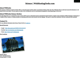 Science.webhostinggeeks.com