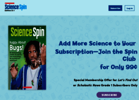 Sciencespin-k1.scholastic.com