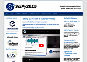 Scipy2015.scipy.org