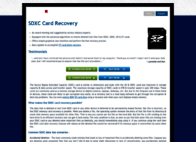 Sdxccardrecovery.net