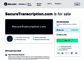 securetranscription.com