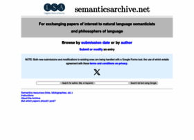 Semanticsarchive.net