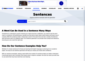sentence.yourdictionary.com