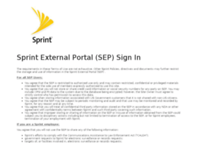 Sepportal.sprint.com