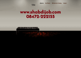 Shabdijobs.webs.com