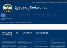 Shaheentaekwondoacademy.com