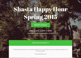 Shastahappyhour-spring2015.splashthat.com