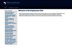 Shenandoahuniversity-careers.silkroad.com
