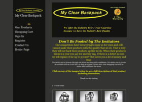 Shop.myclearbackpack.com