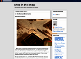 Shopintheknow.blogspot.co.nz