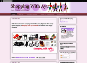 Shoppingwithayu.blogspot.com