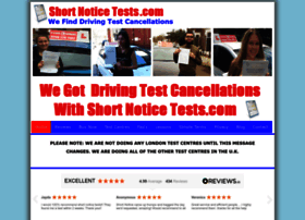 Shortnoticetests.com